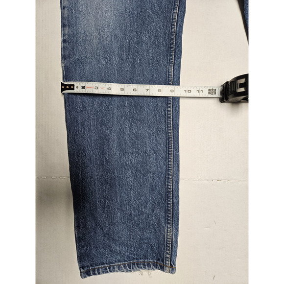 Levi's 505 Orange Tab Jeans Men's Size 40x32 Actual 38x32 - Picture 8 of 12